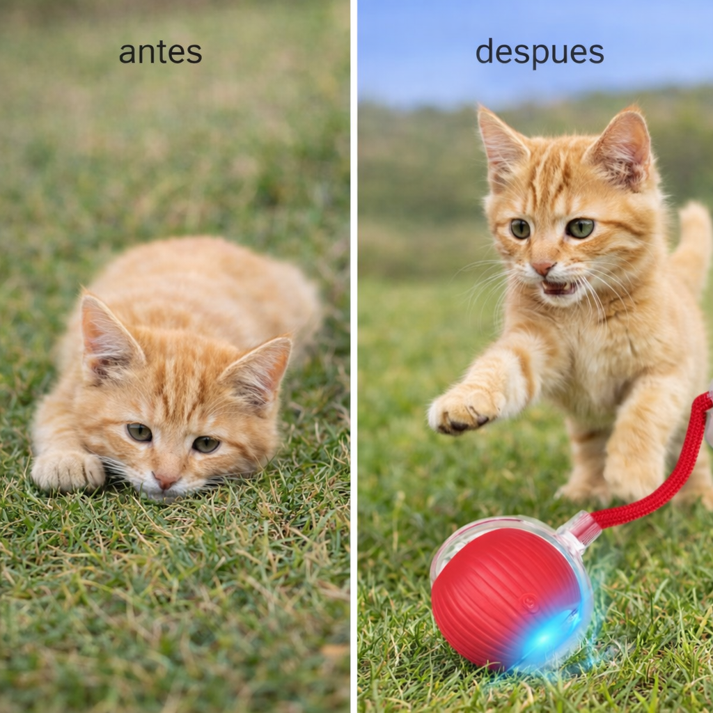 Pelota automatica recargable